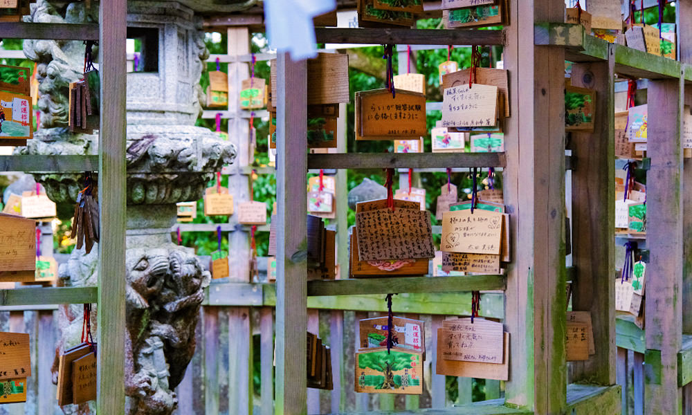 武雄神社 八角形繪馬掛所