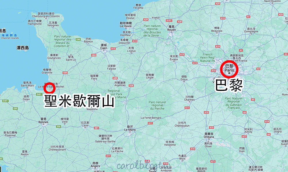 聖米歇爾山在哪裡