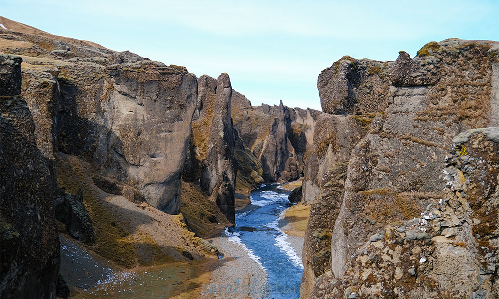 冰島一號公路景點 羽毛河峽谷