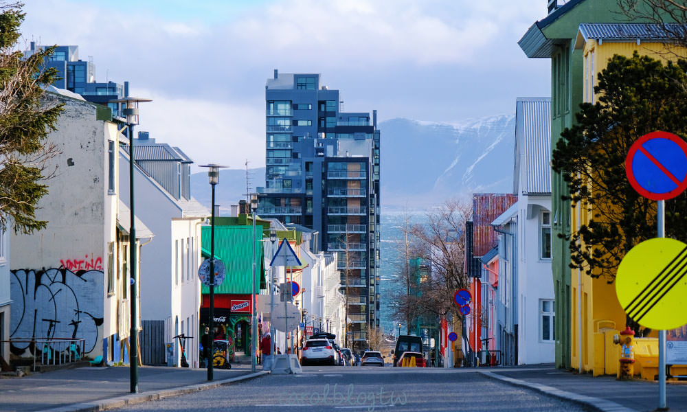 冰島首都雷克雅維克景色