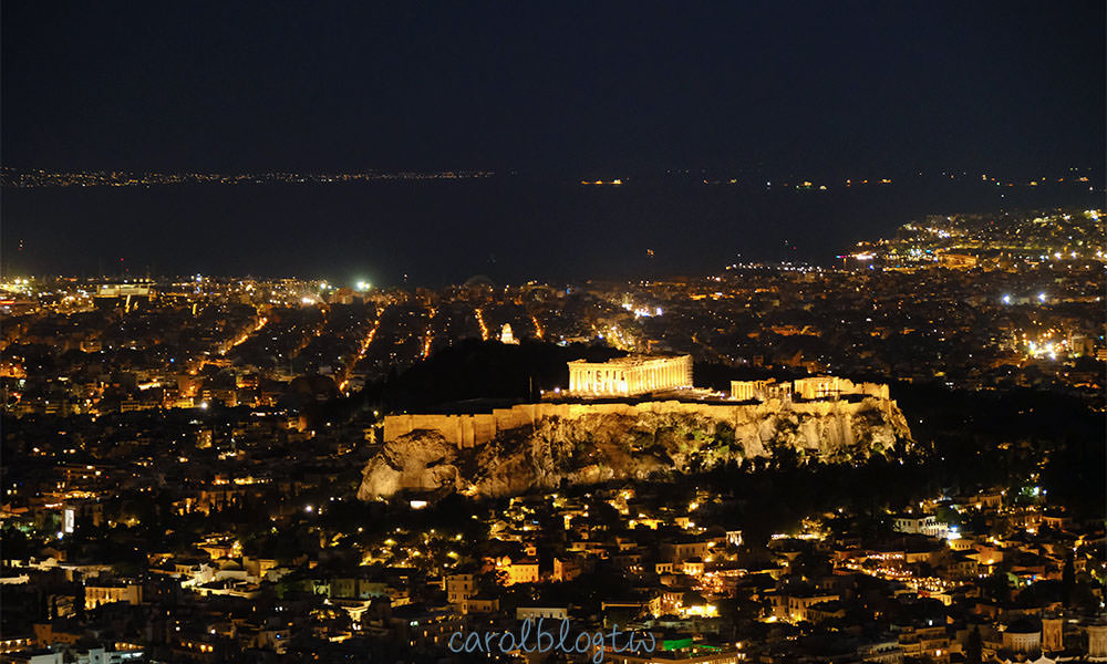 雅典衛城夜景