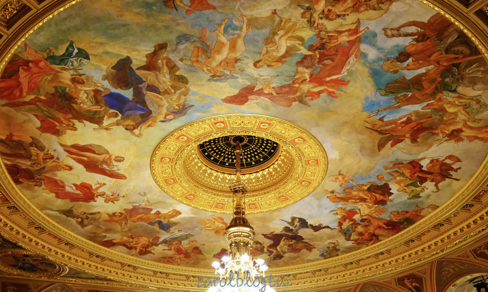 匈牙利國家歌劇院表演廳天花板