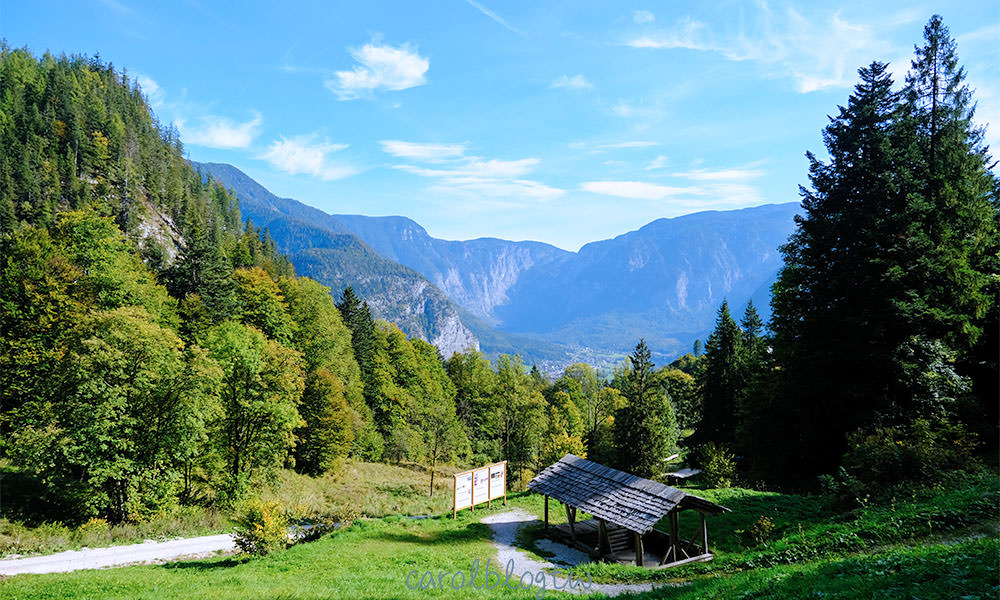 哈修塔特鹽礦坑風景
