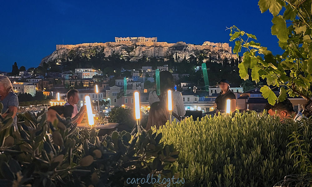 雅典衛城夜景