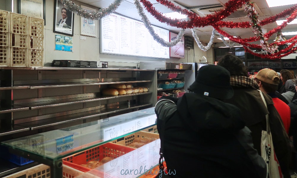 Beigel Bake櫃檯