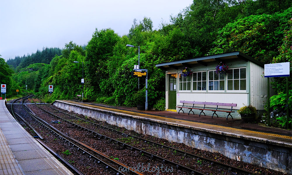 Glenfinnan火車站月台