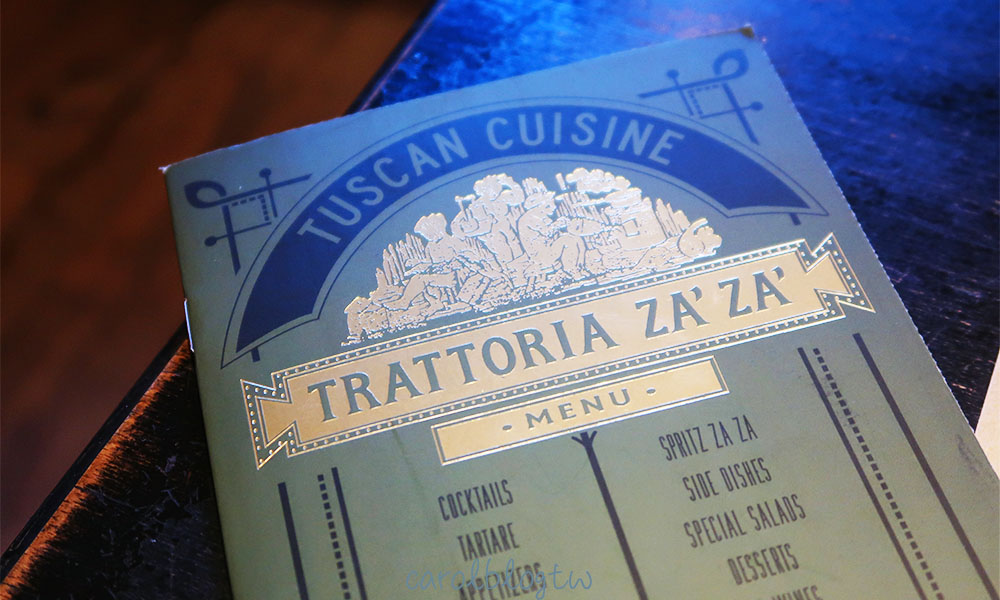 Trattoria Zà Zà 菜單