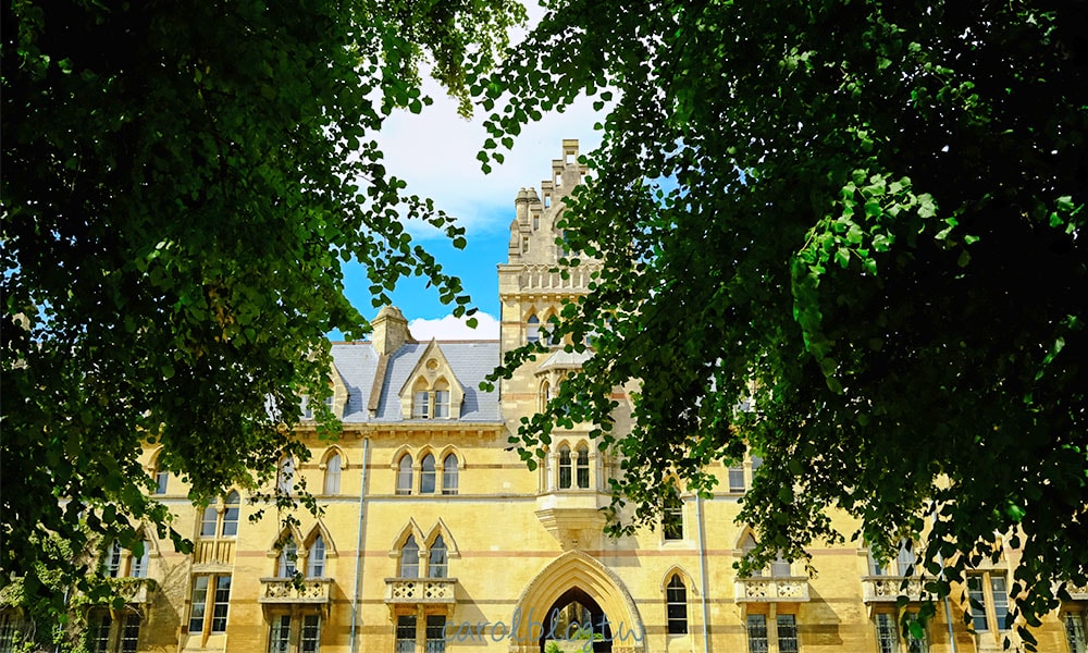 牛津大學基督堂學院參觀入口