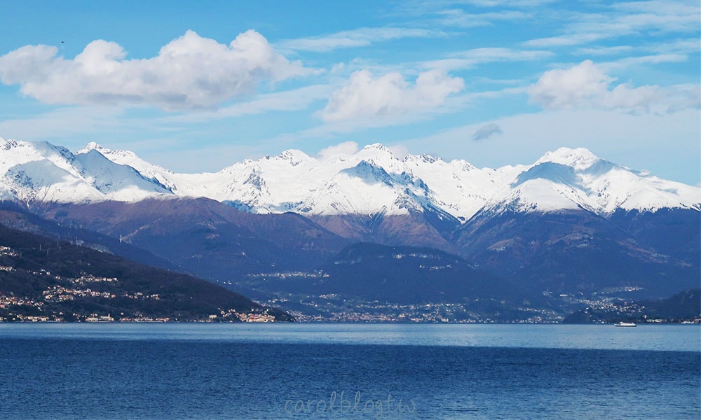冬天科莫湖景