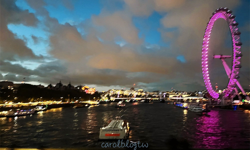 倫敦眼夜景