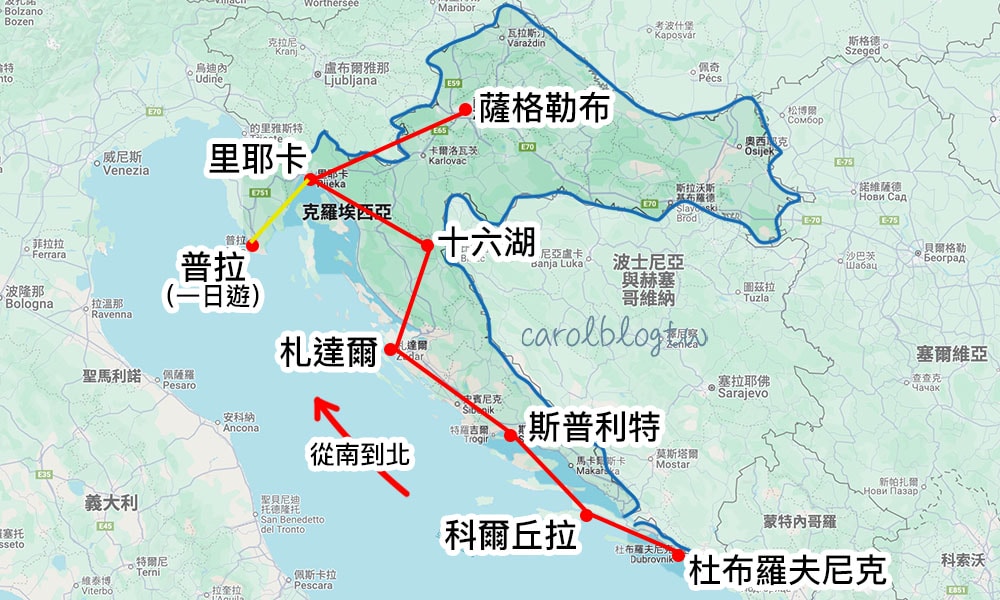 科爾丘拉地理位置