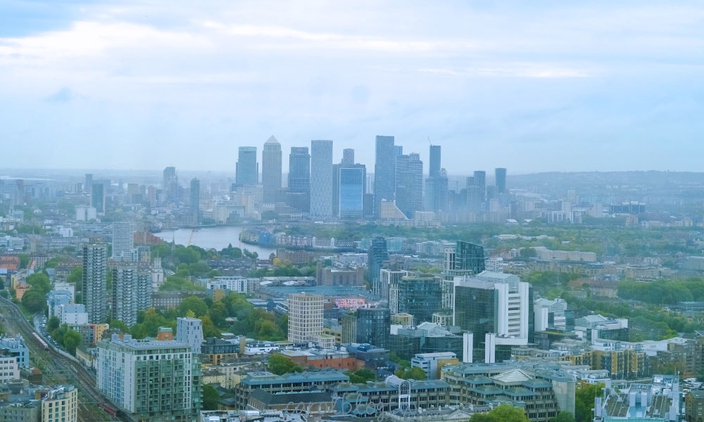 倫敦空中花園東邊景色