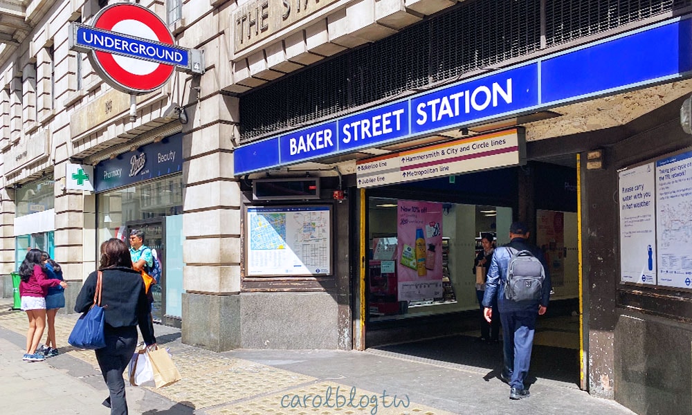 福爾摩斯紀念館交通方式 貝克街地鐵站