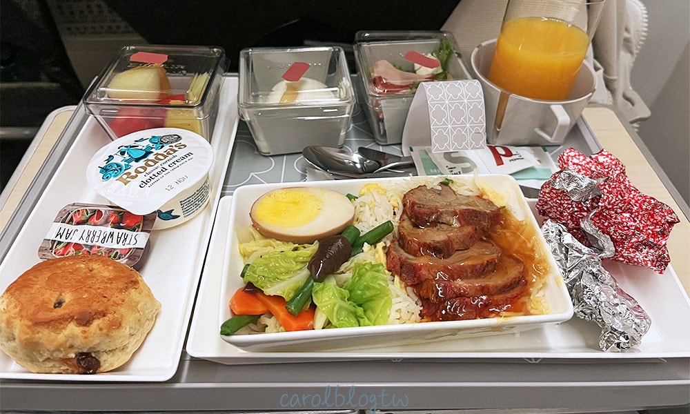 長榮豪經艙 蜜汁叉燒飯