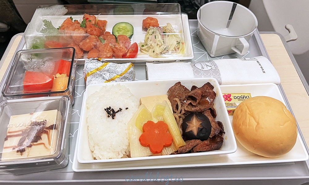 長榮壽喜燒牛飛機餐