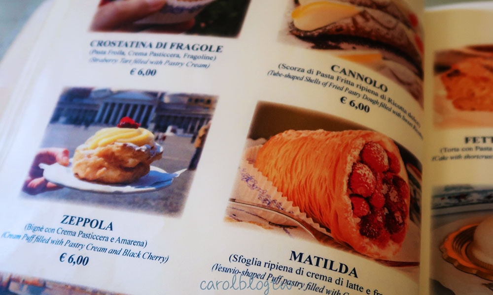 Gran Caffe Gambrinus 甜點價格