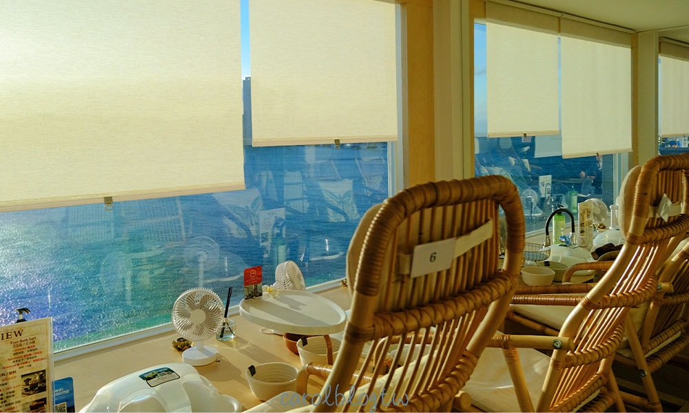 釜山海景咖啡廳 青沙浦足湯