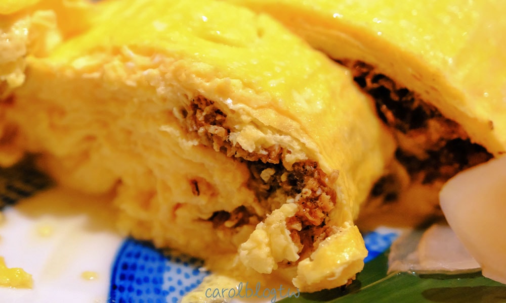 鰻魚玉子燒切面