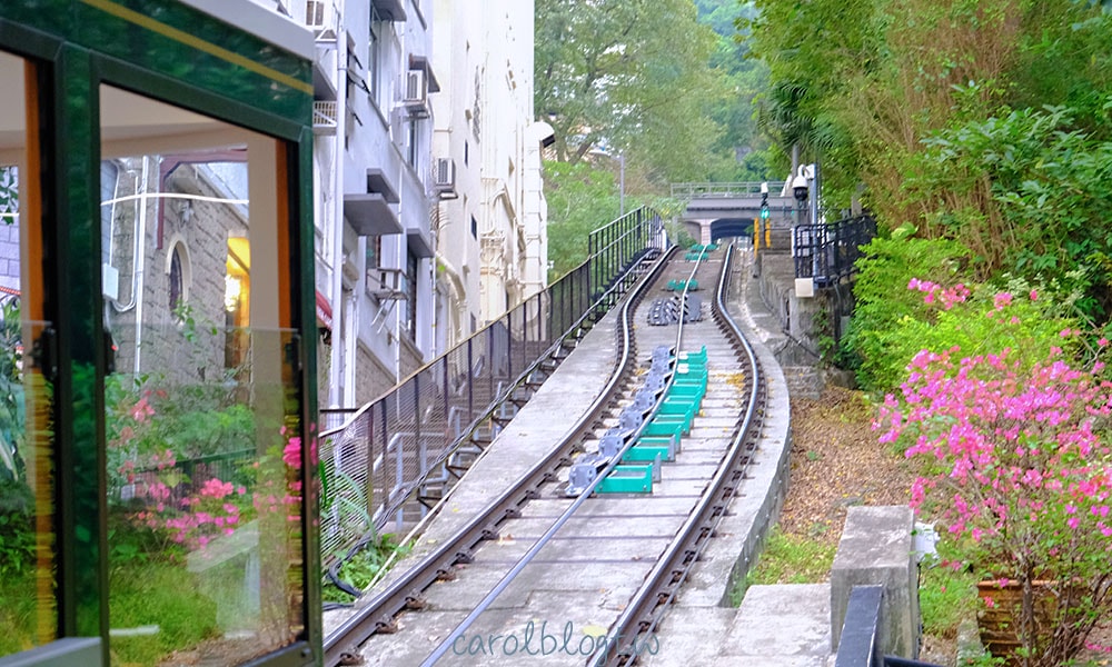 山頂纜車軌道