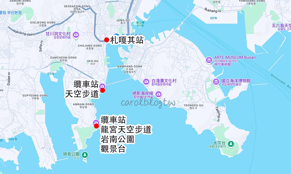 松島纜車地圖