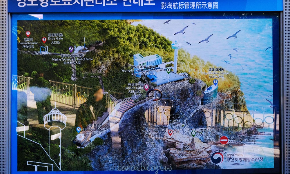 影島燈塔步道地圖