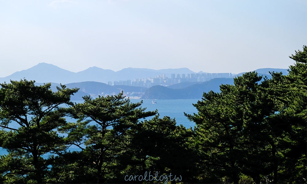 在太宗台眺望釜山