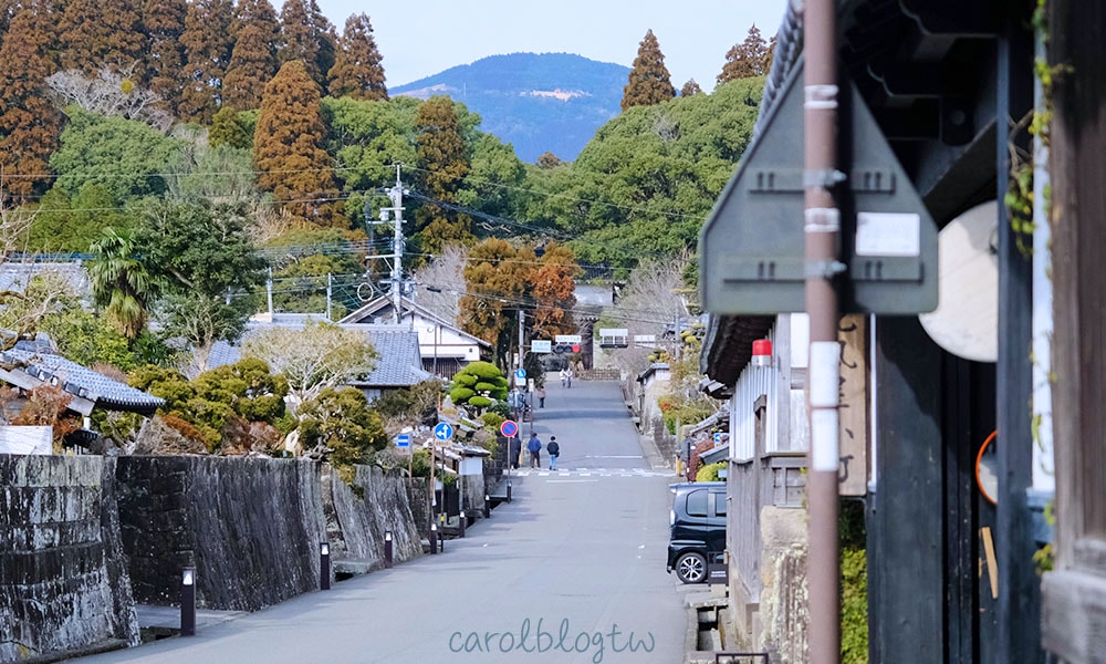 通往飫肥城的街道