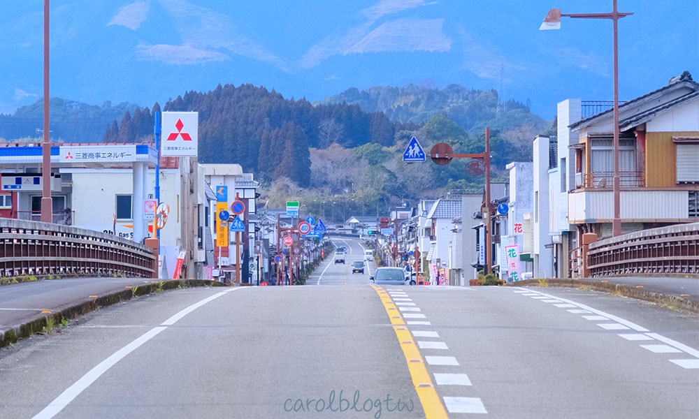 從遠處看飫肥街景