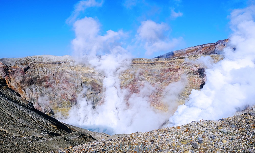Read more about the article 【阿蘇中岳火山口】2025交通方式/火山接駁車/步道觀景台分享