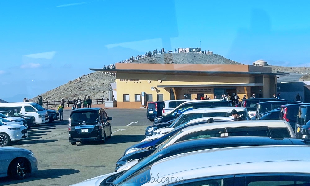 阿蘇火山口停車場和巴士站
