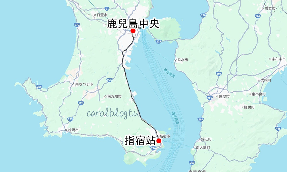 指宿之玉手箱路線圖
