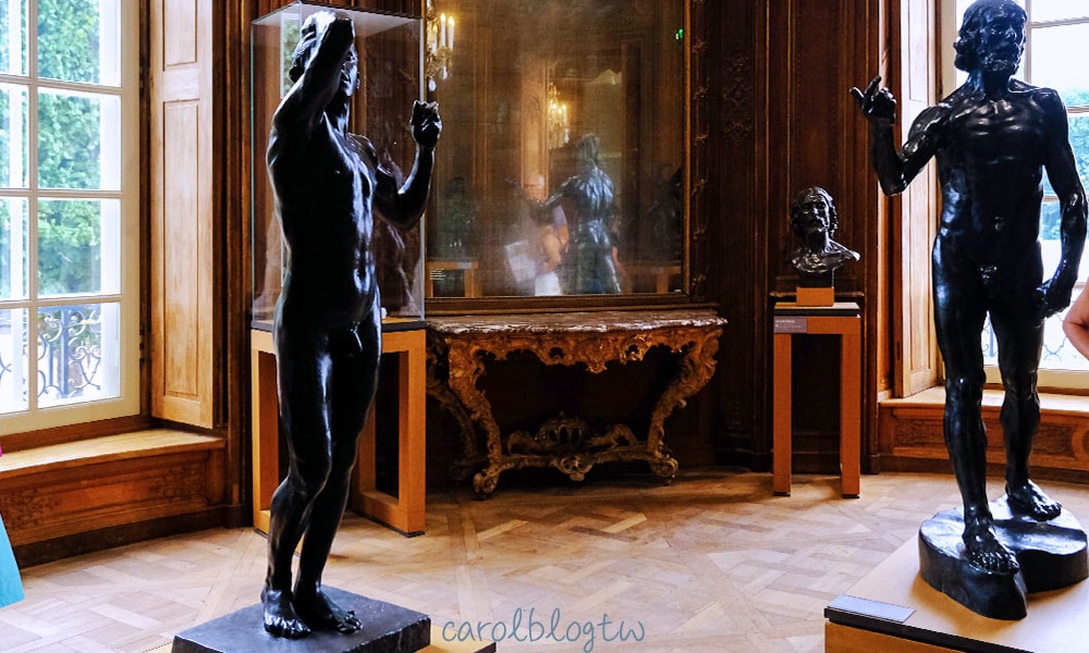 羅丹美術館青銅時代雕像