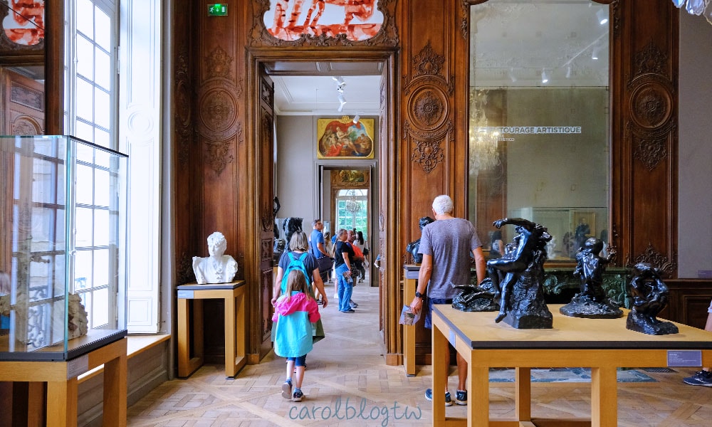羅丹美術館室內展廳