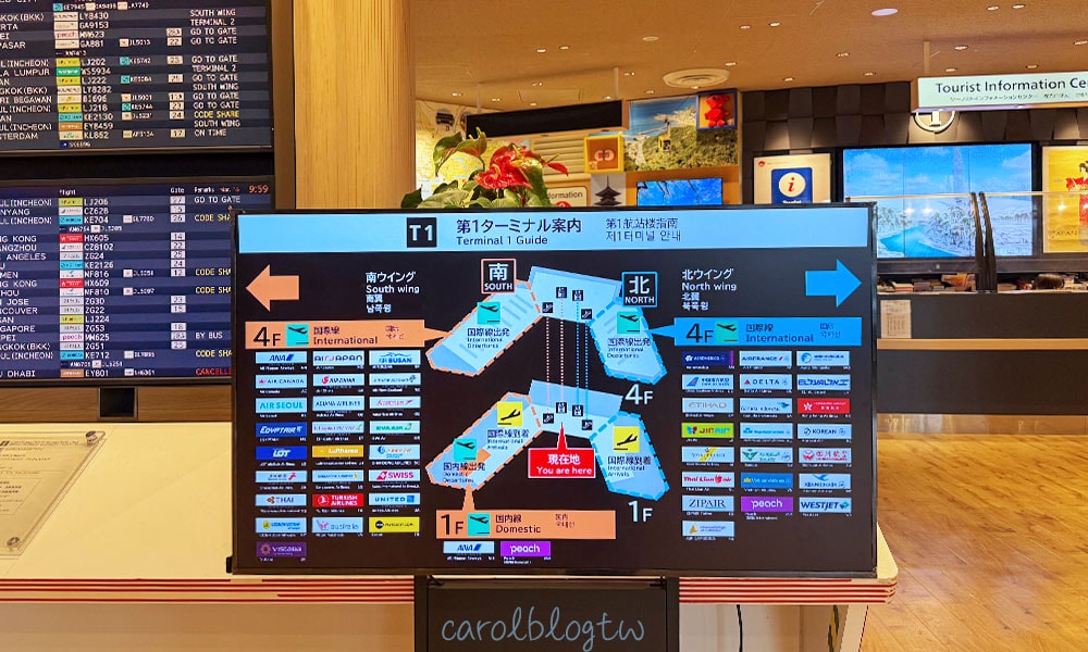 成田機場航廈介紹