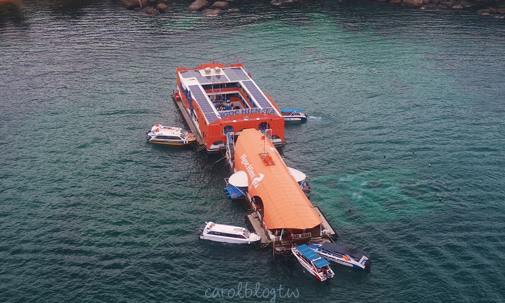 在太陽世界纜車上看海