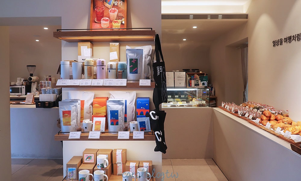 cafe comma 櫃檯