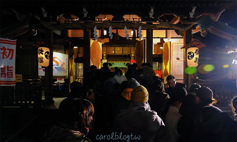 在北岡神社新年初詣