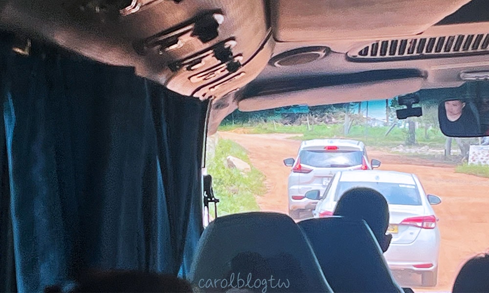 前往富國島海星沙灘的道路