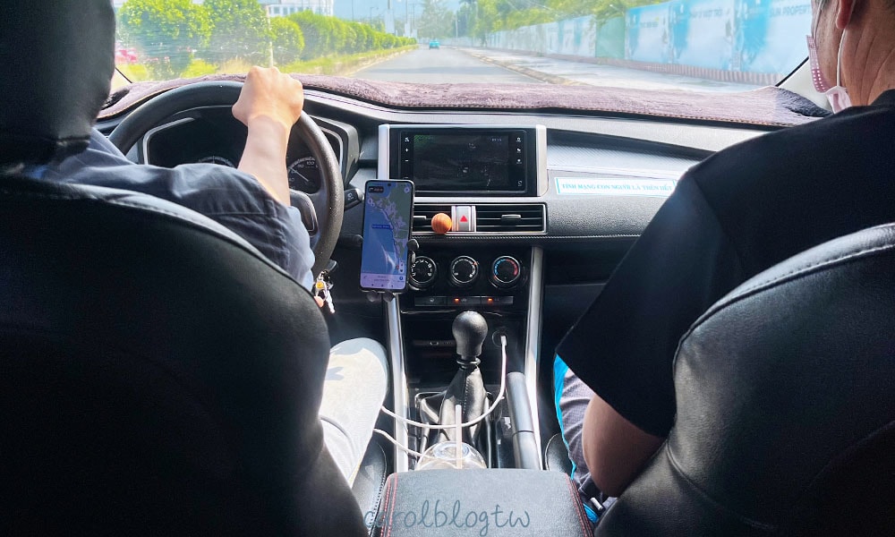 富國島交通方式 Grab 計程車