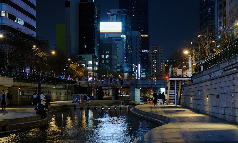 清溪川夜景