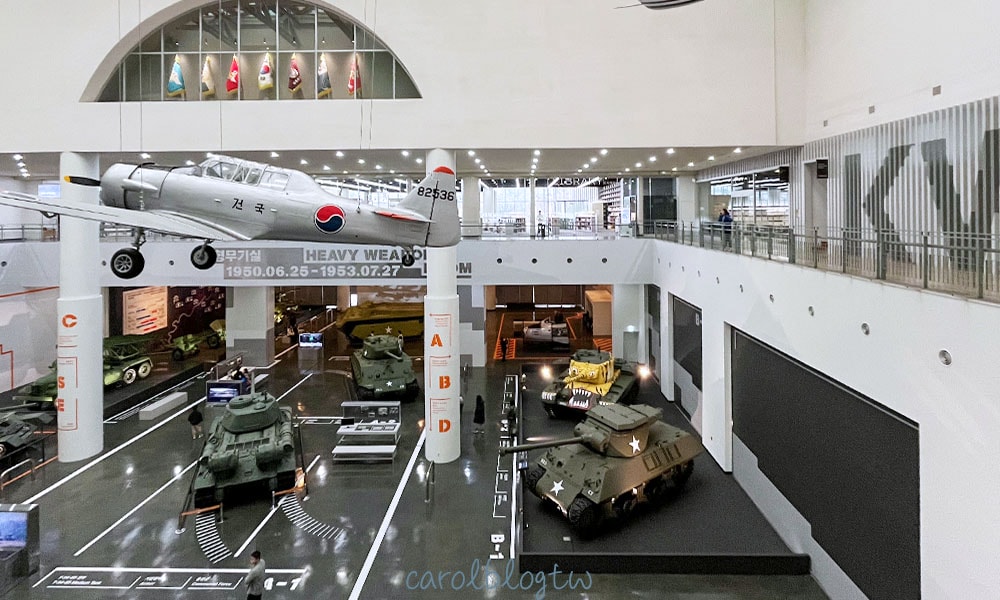 韓國戰爭紀念館坦克車展示