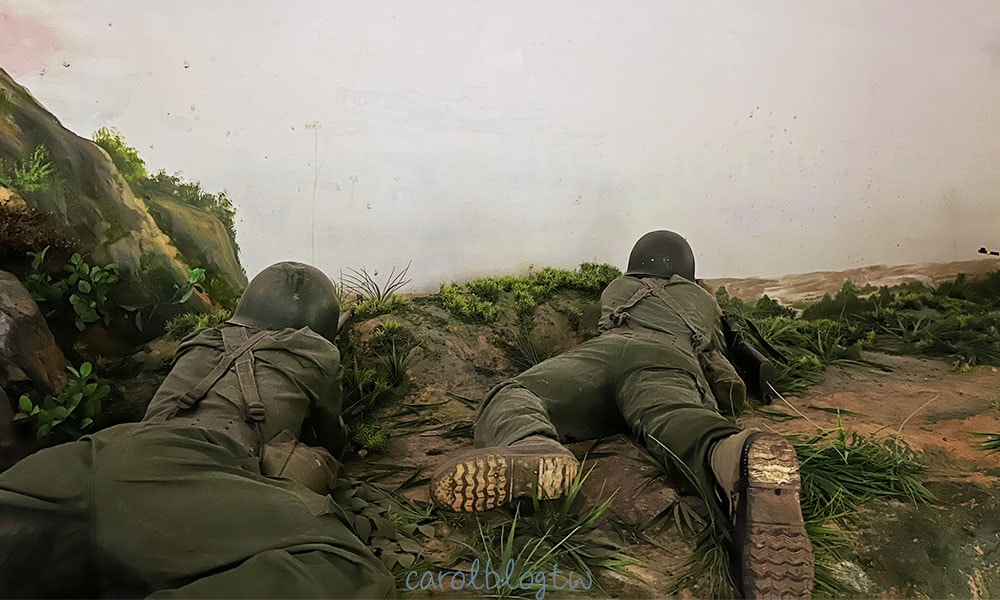 韓國戰爭紀念館士兵雕塑
