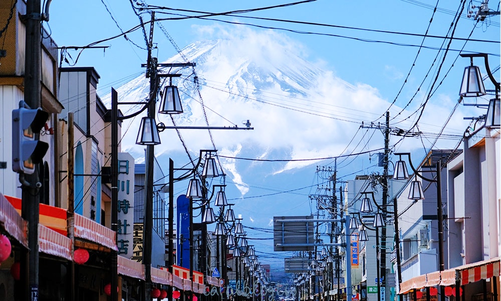 富士山街道景色