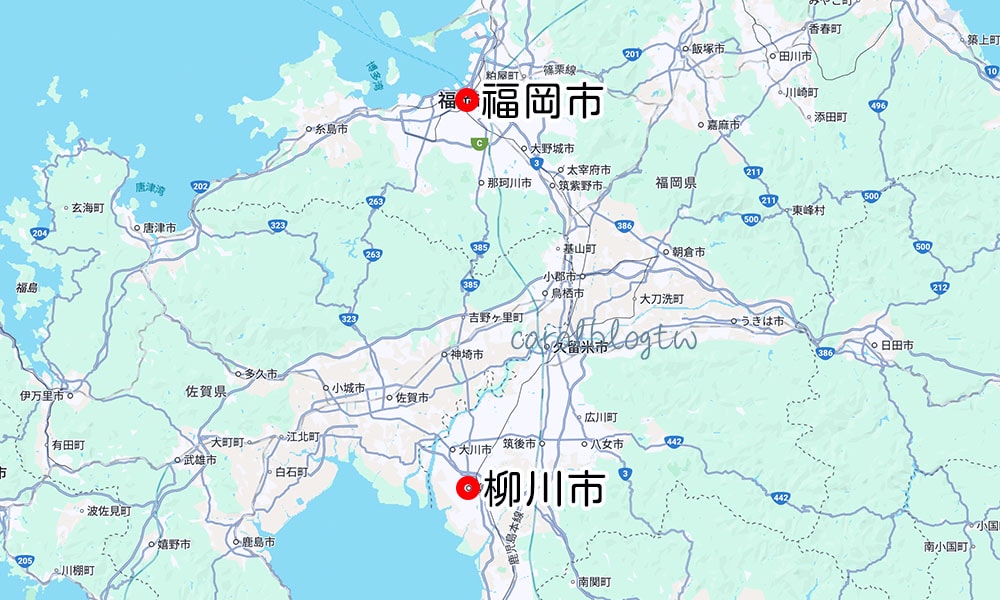 柳川地理位置