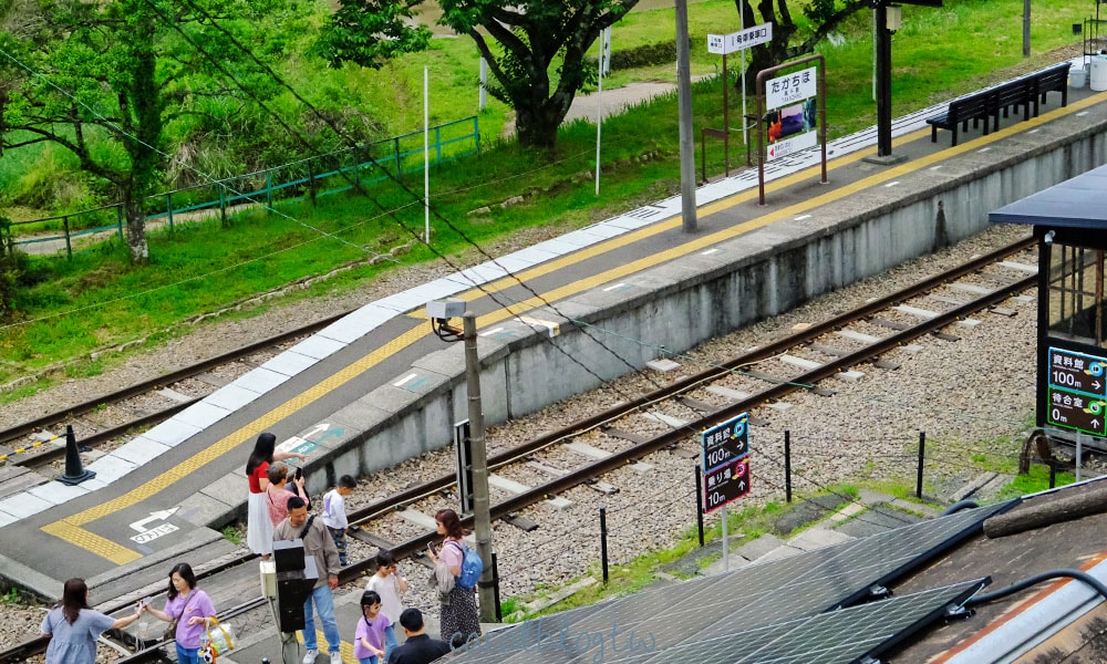 高千穗小火車月台