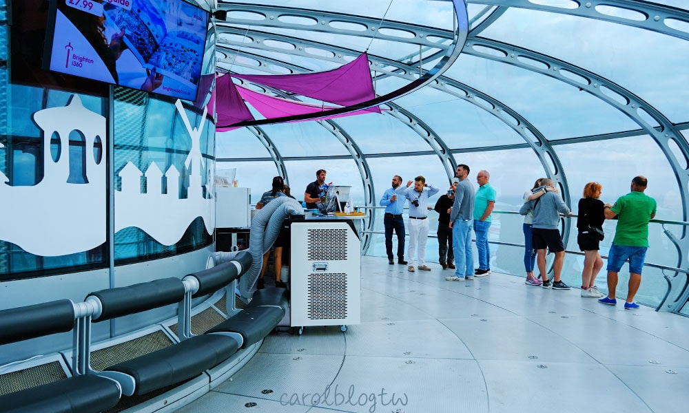 brighton i360 空中飲料吧