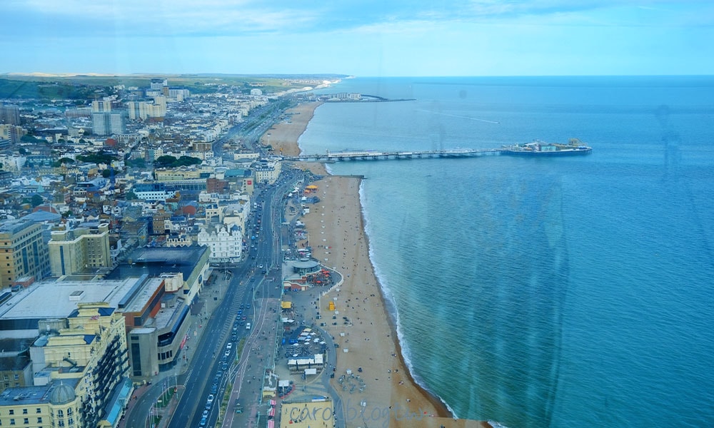 在brighton i360看布萊頓碼頭