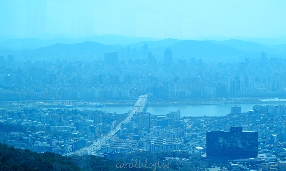 首爾塔上的風景