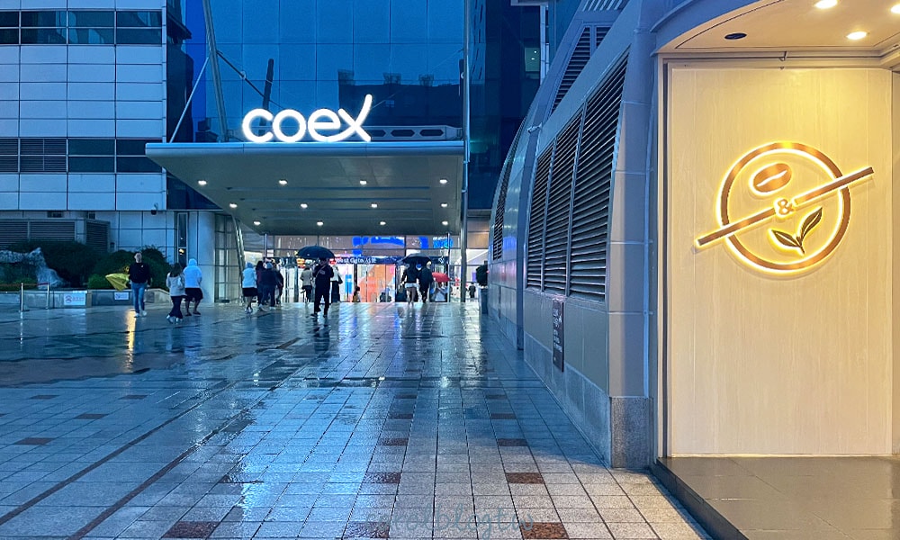coex mall 購物中心入口