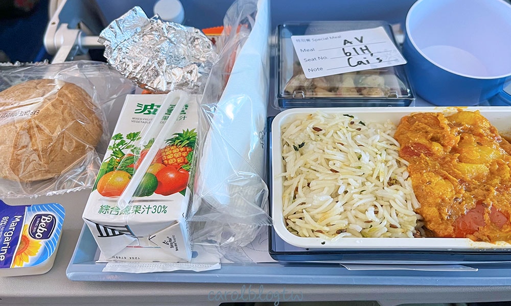 華航印度素食餐